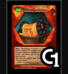 The Last Words - Cald - Foil